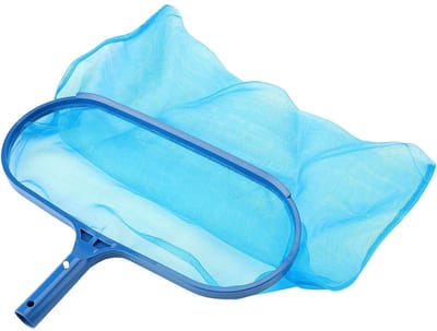 By shayne - Bodemschepnet - Zwembadreiniging - Versterkt nylon - Blauw - Geschikt voor vijvers en fonteinen - Ideaal voor zwembadonderhoud