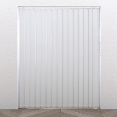 Lamellen set Easy Line - Transparant - White - 40 x 260 - 5 lamellen