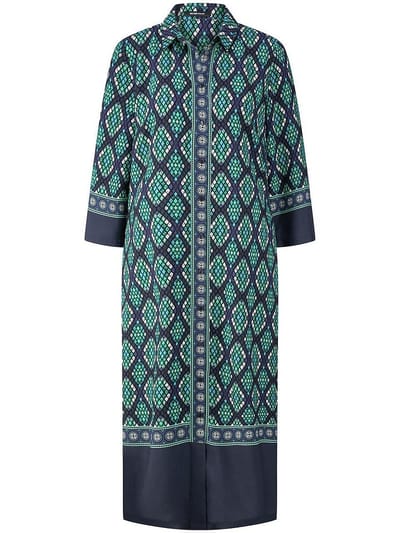 Jurk Van Peter Hahn blauw