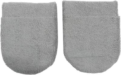 Autowassen Applicator - Polijstspons Set - Auto Reinigen - Zachte Microvezel - 2 Stuks - Grijs