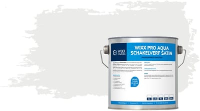 Wixx PRO Aqua Schakelverf Satin - 20L - RAL 9003 | Signaalwit