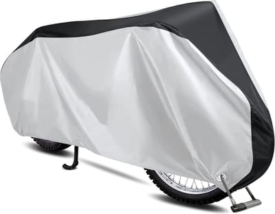 Motorhoes, outdoor, waterdicht, winterbestendig, voor fiets, motorfiets, garage, dekzeil, indoor, uv-bestendige afdekking voor motor, bromfiets, scooter, fiets, 200 x 70 x 110 cm