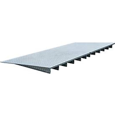 Oprijplaat type AR 124, gegalvaniseerd, L 2500 x B 1120 x H 123 mm