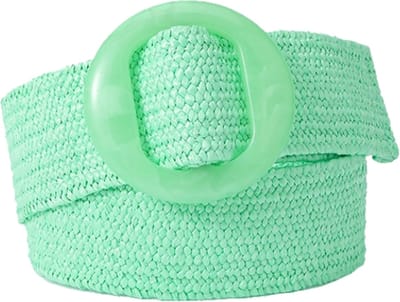 Colorful Gevlochten Riem - Groen | 85 x 5 cm | Polyester / Resin | Fashion Favorite
