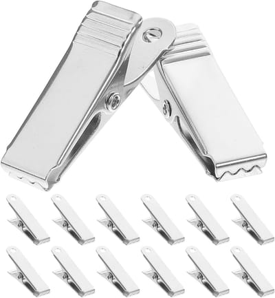 20 Stuks Mini Metalen Klemmen - Brede Krokodilklemmen voor Testkabels, Elektrische Tests en Creatieve Projecten