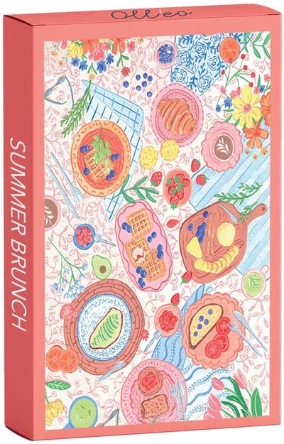 Mini Puzzel 99 stukjes Summer Brunch - Oll'eo - Mini Puzzel Volwassenen - Micro Puzzel - Puzzel To Go Vakantie - Puzzel Op Reis - Puzzel Cadeau EAN: 0761742875195 PuzzelOll'eo