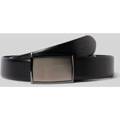 LLOYD Leren Riem Thin Leather Belt 3.5 W85 Black Zwart