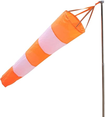 Windmeetsokken voor buitengebruik met reflecterende riem - 0,8 m