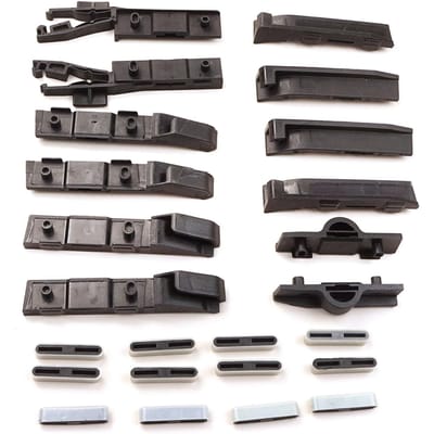 BSR583 Panoramisch zonnedak Schuifdak Dakblinde afdekking Runner Slider Guide 9000004218 Reparatieset van 24 stuks voor Nissan Qashqai MK2 J11