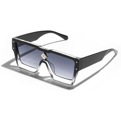 Ruiao Retro Zwart Miljonair Shades Luxe Zonnebril 2024 Voor Heren Designer Beroemd Merk Vierkant Zonnebril Man Vrouw Zonnebril Ships within 24h