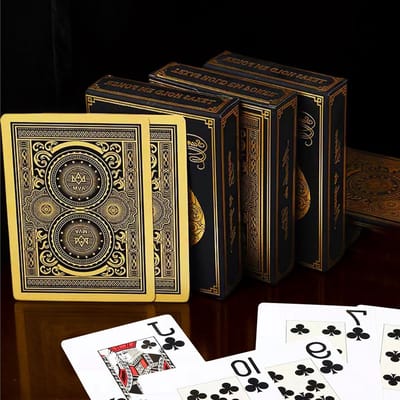 Waterdichte Plastic Speelkaarten - Jumbo Index Poker Deck met Grote Print voor Volwassenen, Professionele Kaartenset met Opbergdoos, Perfect als Geschenk voor Spelletjesavonden
