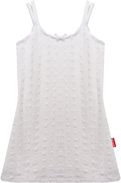 Claesen's® - Jurk Embroidery WitCL 912-White Embroidery-2