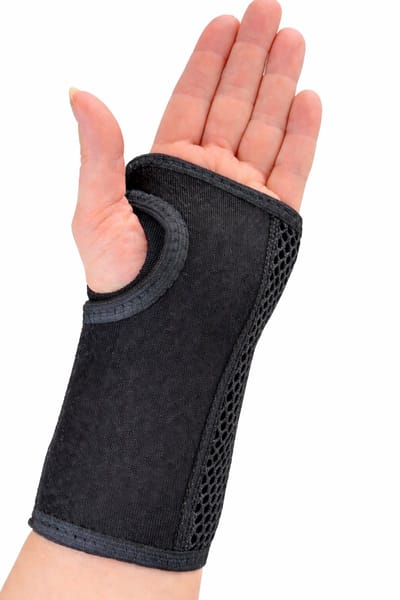 Uriel - Polsbrace Links - Met Spalk - Carpaal Tunnel - Verstelbaar - Unisex - Zwart - One size