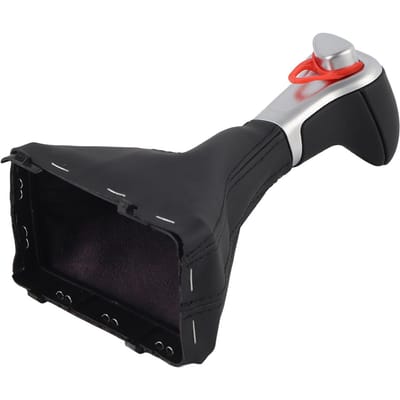 Nieuwe Versnellingspookknop Gaitor Boot Cover Zwart Leer voor A5 A4L Q5 B8 B8PA wit