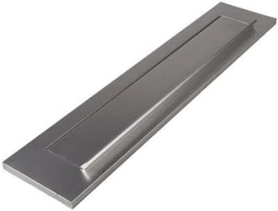 Briefplaat - Brievenbusklep Veer - Voordeur Beveiligen - TA Model - DD.53/57 - Zilver