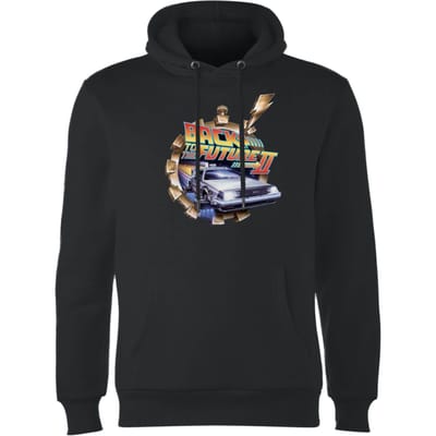 Back to the Future Clockwork Hoodie - Zwart - S