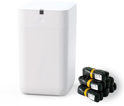 Automatische Prullenbak met Sensor, Zelfsluitend en Zelfvervangend Afvalemmer (15 Liter)