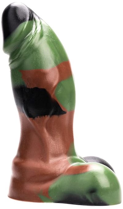 Kiotos Revolt - Dildo Fantasie - Green Army - 08 - Medium - 18,5 x 5,5 cm