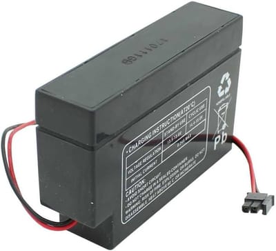 Accu Batterij - Losse Energiebron - Zonne Rolluiken - Onderhoudsvrij Gesloten - 12 Volt 800mAh - Zwart