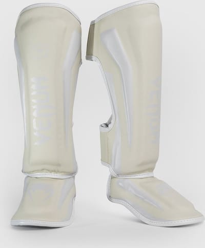 Venum Elite Kickboks Scheenbeschermer Wit Wit Venum Gear - L