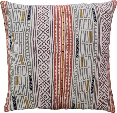 Kussens woonkamer | kussenhoes 45x45 cm | kussensloop | sierkussens | cushion cover | katoen | hand block printed