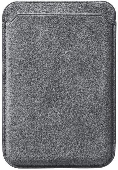 Alcanluxury Alcantara MagSafe wallet - Nardo Grey