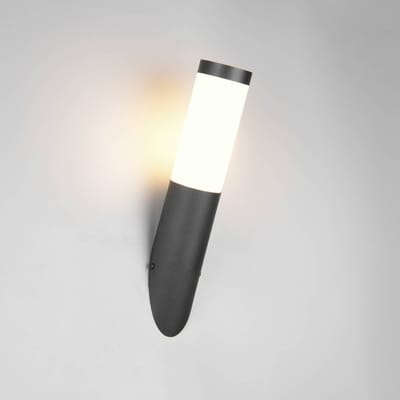 TRIO TRIOTO - Wandlamp - Zwart mat - excl. 1x E27 4,9 W - Wandmontage - Buitenverlichting - IP44