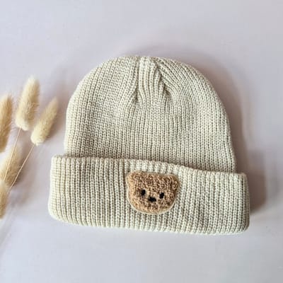 Rammelaartje - baby - kleding - wintermuts - beer