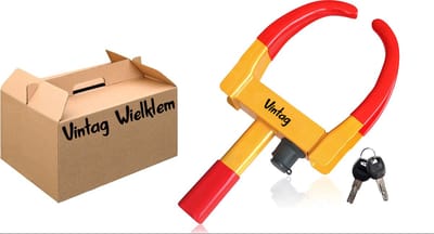 Wielklem Universeel - 180 tot 280 MM - Geschikt voor Auto, Aanhangwagen, Caravans etc. - Incl 2 Sleutels - Anti Diefstal Apparaat - Wheellock