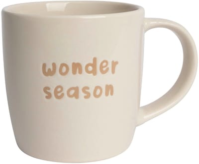 Gusta - Mok WONDER SEASON - 250 ml - Keramiek - Offwhite