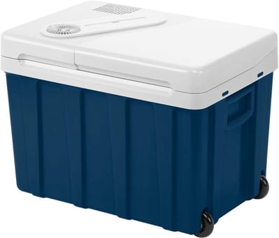 SCH® Elektrische koelbox 12 en 230 volt - Elektrische koelbox - Koelbox -Blauw - ‎56cm x 38cm x 43