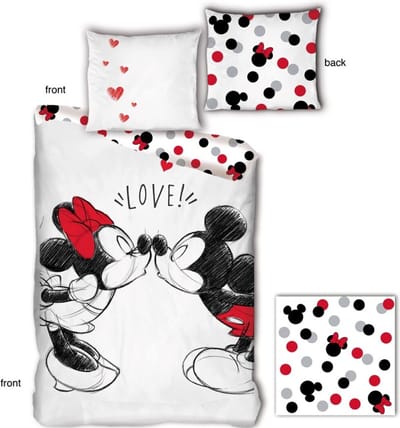 Disney Minnie Mouse Dekbedovertrek Love - katoen
