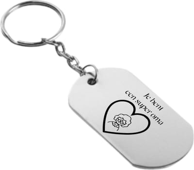 Akyol - Je bent een super oma sleutelhanger - Oma cadeau - Oma cadeau verjaardag - Oma en Opa cadeau - Familie cadeau - Bedankje - Bedank cadeau - Familie kado - Gegrafeerd - Gegraveerde sleutelhanger