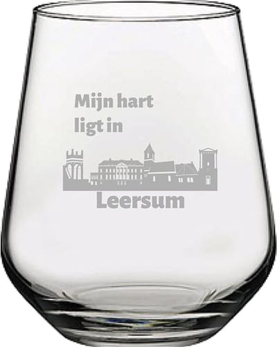 Gegraveerde Drinkglas 42,5cl Leersum