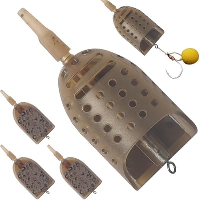 Voedermand Feeder Set van 3 Stuks - Ideaal voor Vissen, 30g, 40g en 50g Gewicht