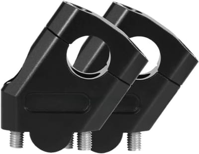 Stuur Riser Klem - Handvat Verhoger - Comfortabel Rijden - Verstelbare Zithouding - 28mm 22mm - Zwart