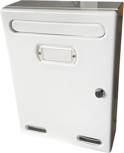 Brievenbus met slot - Wandbrievenbus buiten - Post veilig ontvangen - Met kijkvensters - 30 x 24 x 8 cm
