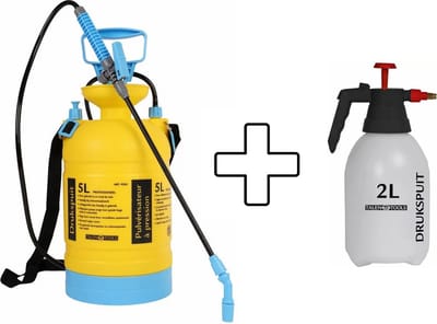 HomGar - Drukspuit & Plantspuit - Professioneel - 5L & 2L - Combideal