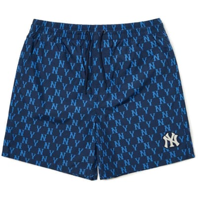MLB Retro All Over Print Shorts Unisex shorts Blauw 3ASMM0123-50NYS S blue