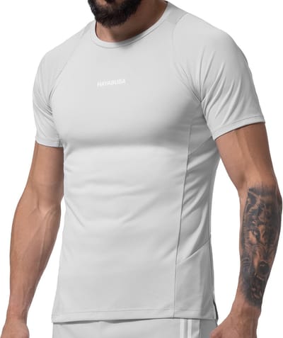 Hayabusa Athletic Lichtgewicht Trainingsshirt - Heren - lichtgrijs - maat S