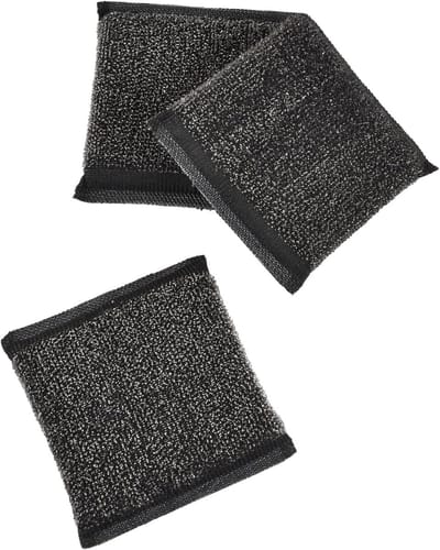 Thijox - Set van 3 Schuursponzen 10x8,5 cm - Ideaal voor Keuken, Badkamer en Tuin - Sterk en Duurzaam - Voor het Schoonmaken van Vaat, Afwas en Meer