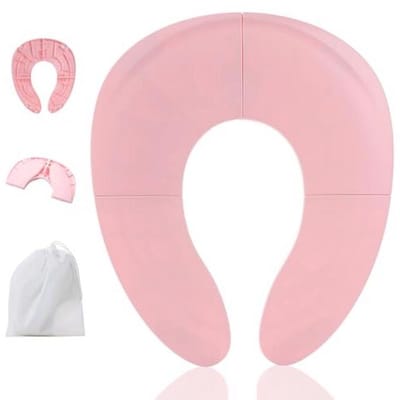 Vouwbare Toiletverkleiner voor Kinderen - Compacte & Hygiënische Potty Trainer voor Reizen met Zuignappen