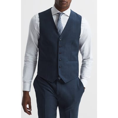 Reiss Ease Waistcoat Navy Waistcoats Size: 36 | Waistcoats Outlet | Heren | Blauw
