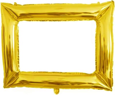 Opblaasbare Fotolijst - Feestaccessoires - Goud