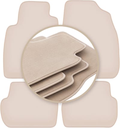 PREMIUM beige matten voor: Toyota Starlet P9 hatchback 1996-1999