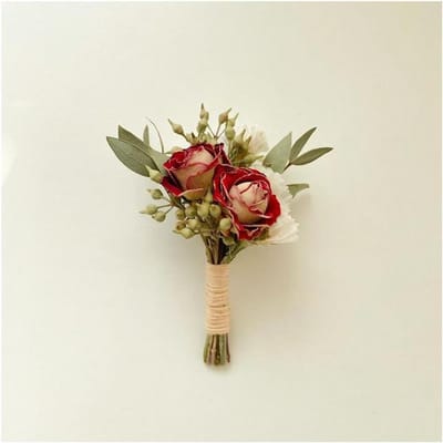 Mini droogboeket - Gedroogde bloemen - Decoratie knutselen - Natuurlijk rustiek ontwerp - 1 stuk - #L