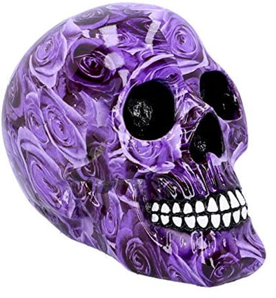 Paarse Romantische Dekofiguur 18 cm - Gothische Decoratie voor Elke Ruimte