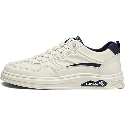 Trendy Herenschoenen Zomer Nieuwe Binnenkomer Ins Street Style Casual Modieus Veelzijdig Witte Schoenen Dikke Zool Plastic Bovenwerk 44 white
