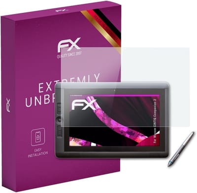 Gepantserde Glasfolie voor Wacom Cintiq Companion 2 - 9H Hybrid Glass Screenprotector