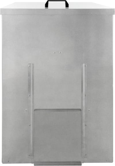 Brandstofopslagkast - zilver - 150kg - incl. kolenschep